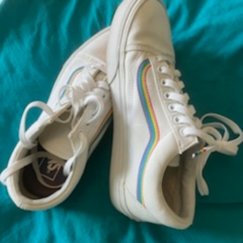 Vans Rainbow 🌈 canvas skater shoes